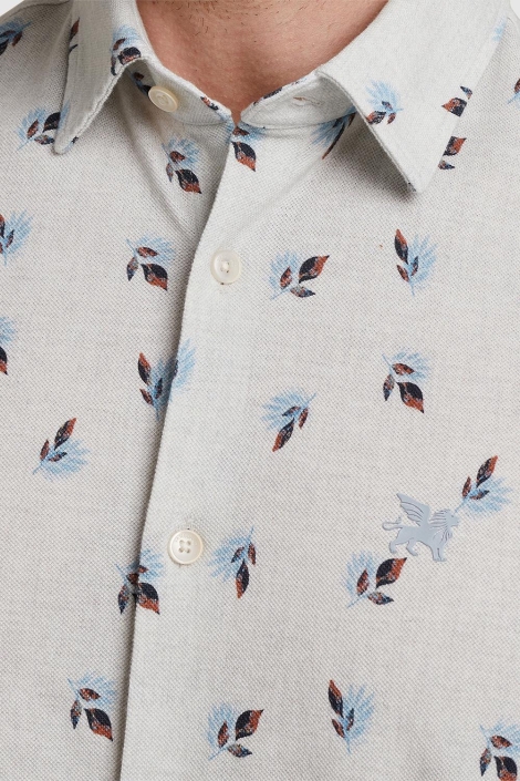 Vanguard short sleeve shirt print at pique